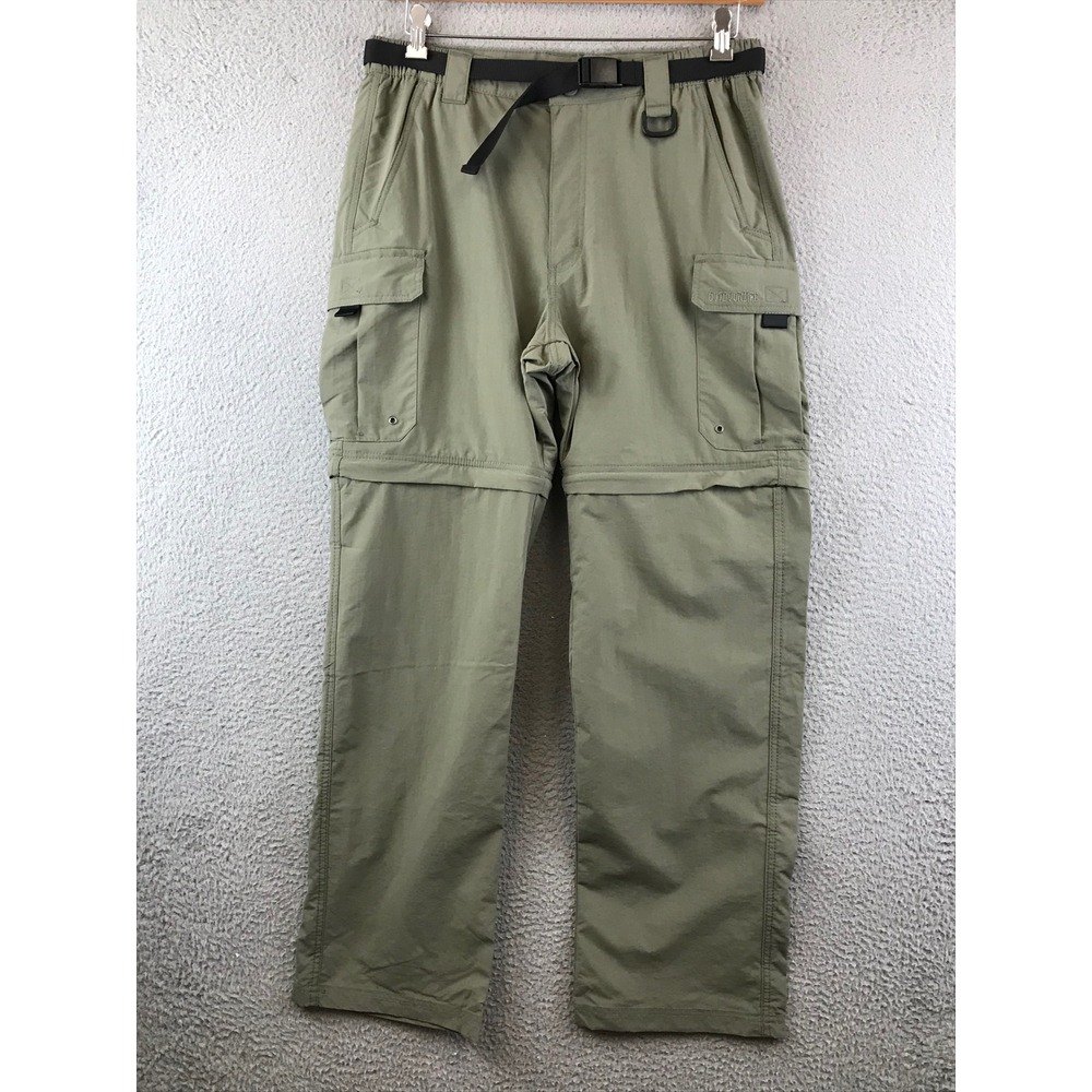 Outdoor Life Convertible Cargo Pants Nylon Hiking Travel Mens 32